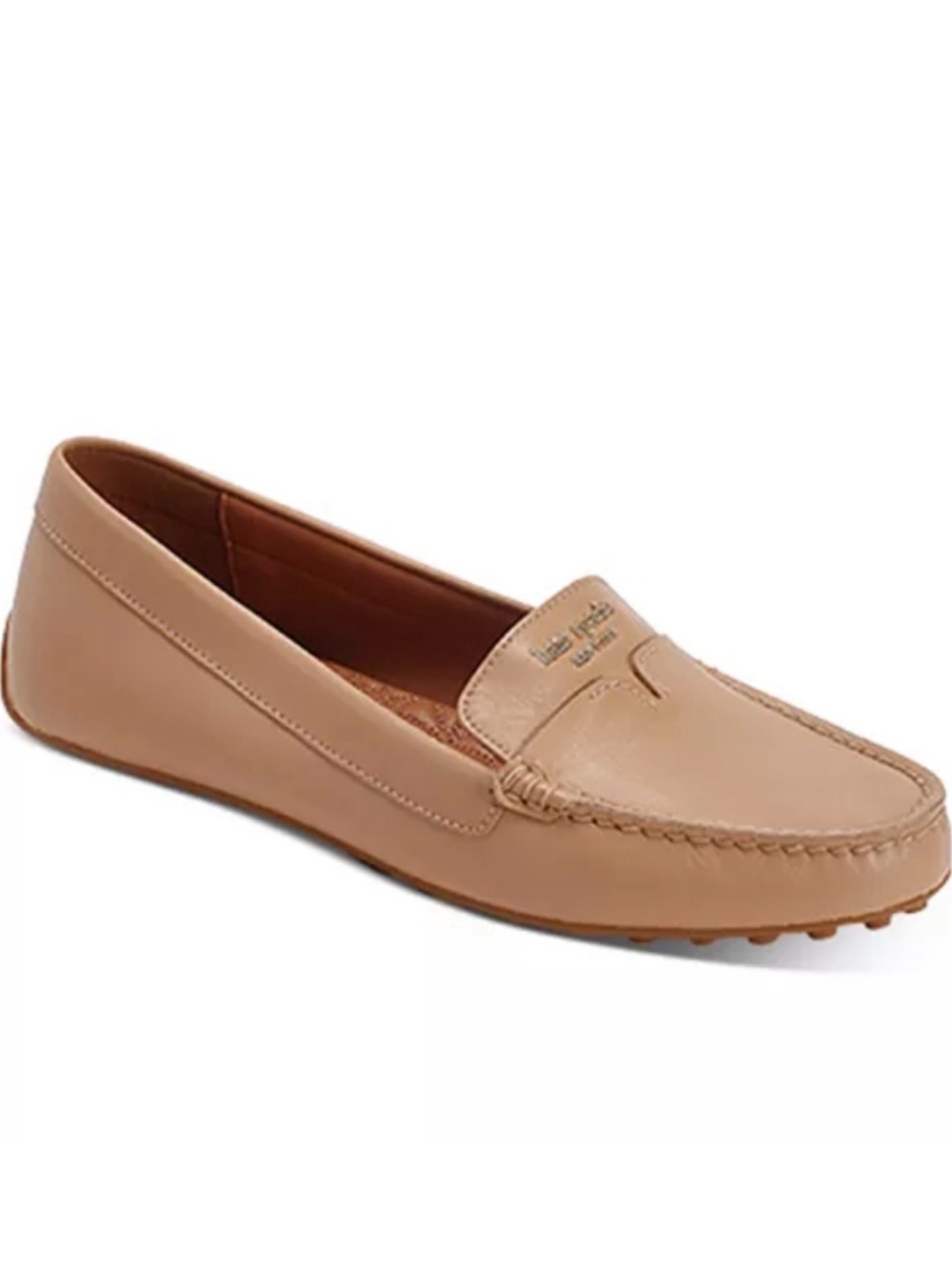 Kate Spade Tan Leather Loafers